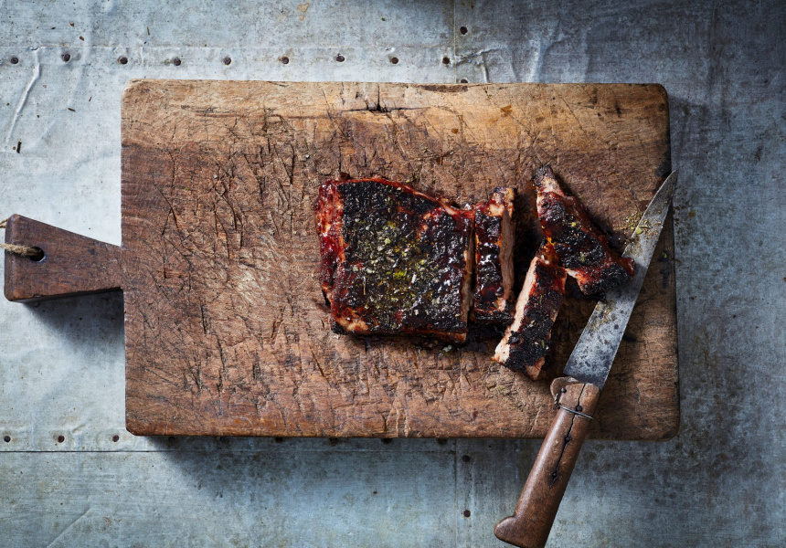 Recipe: Davidson’s-Plum-Glazed Lamb Ribs From Culinary Duo Analiese Gregory and Clayton Wells